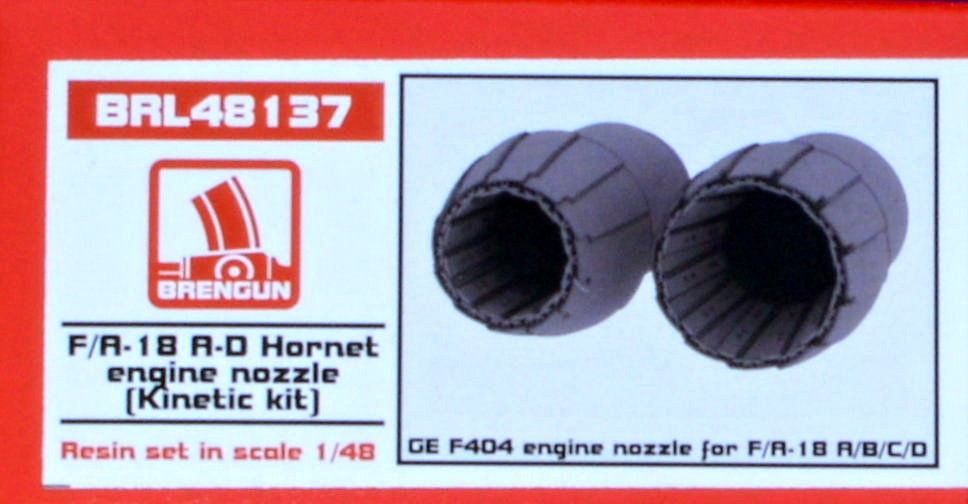 1/48 GE F404 eng.nozzle for F/A-18 A/B/C/D Hornet