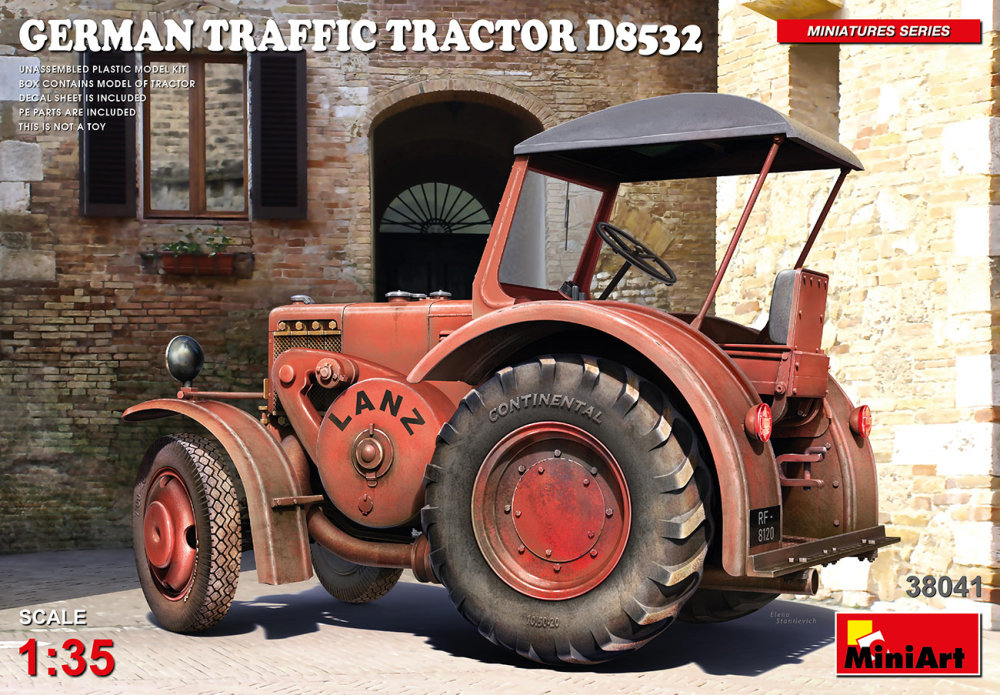 1/35 German Traffic Tractor D8532 (incl.PE&decal)