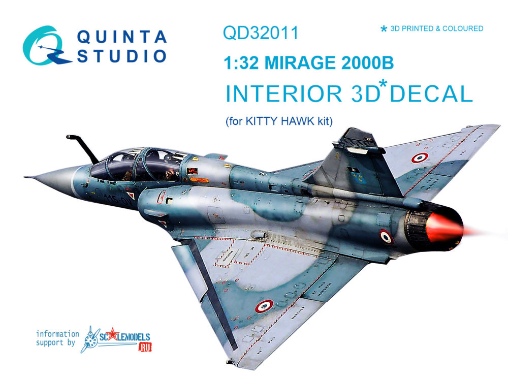 1/32 Mirage 2000B 3D-Print&colour Inter.(KITTYH)