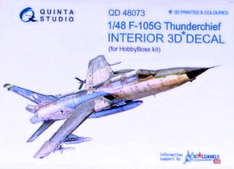 1/48 F-105G Thunderchief 3D-Print.Interior (HOBBY)