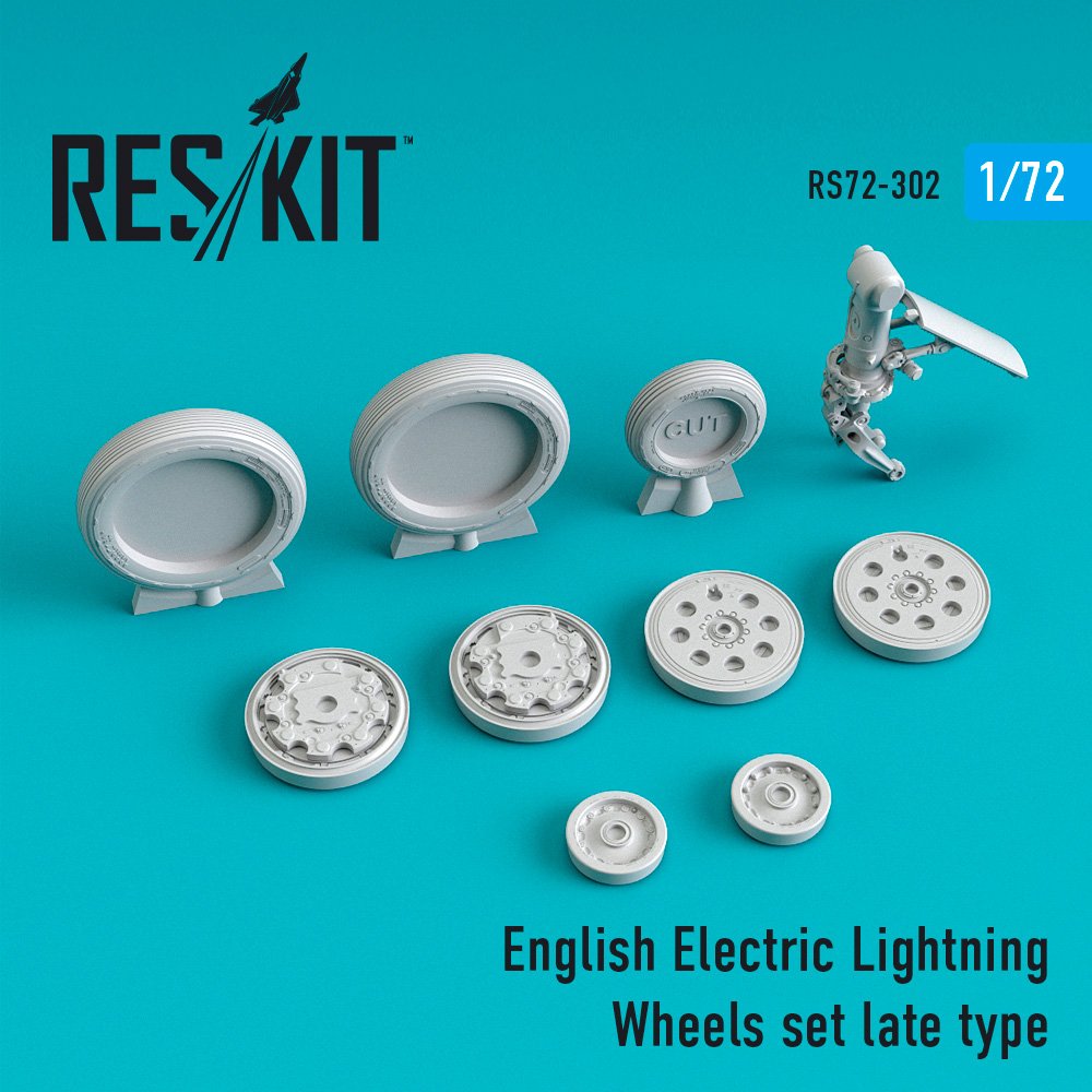 1/72 EE Lightning Wheels set late type