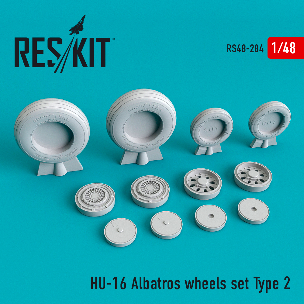 1/48 HU-16 Albatros wheels set Type 2
