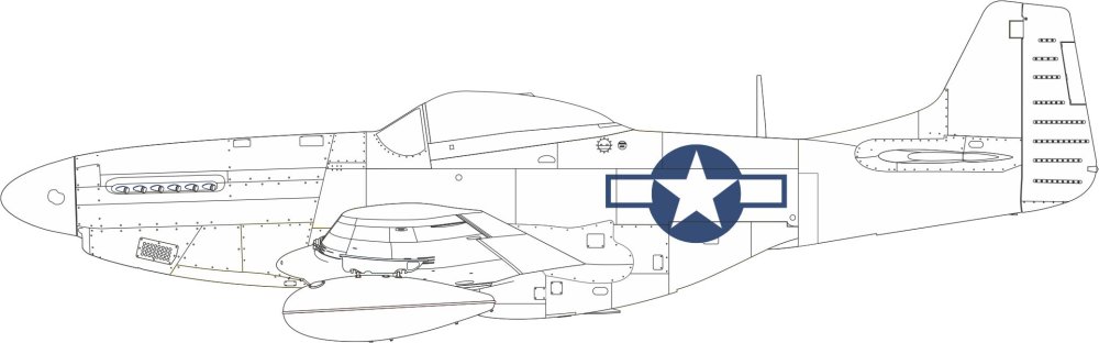 Mask 1/48 P-51D national insignia (EDU)