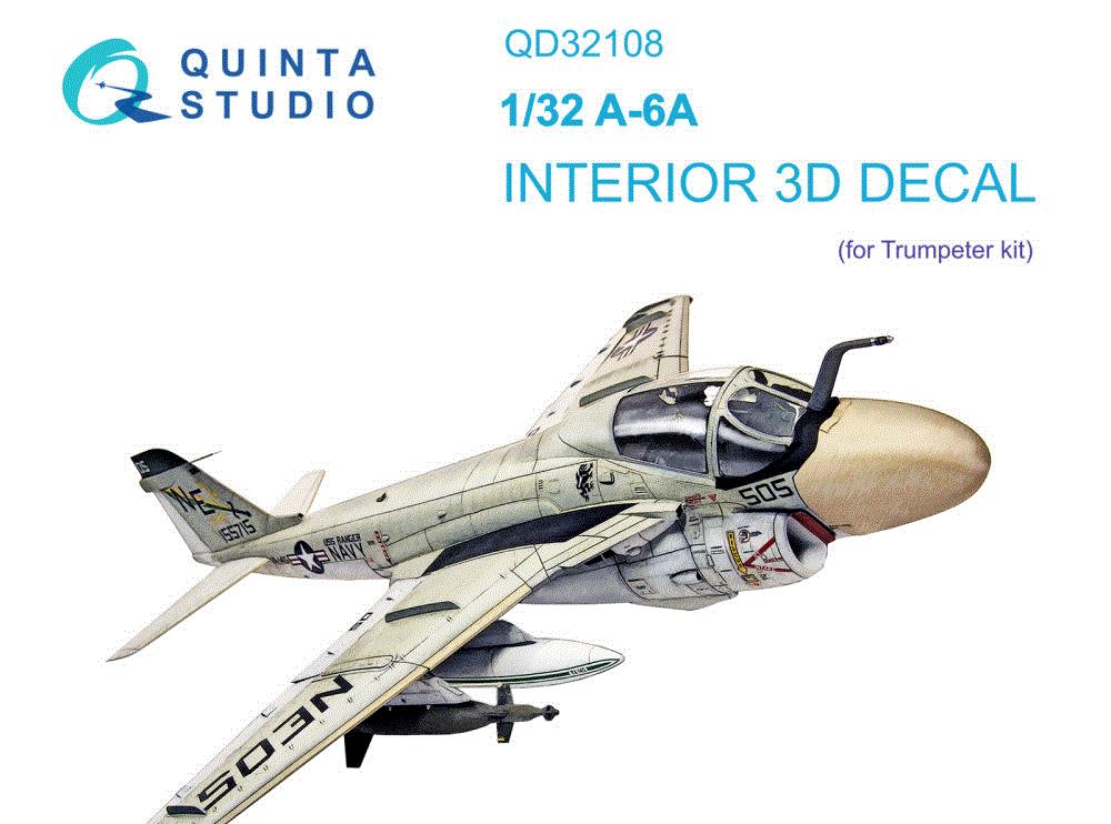 1/32 A-6A Intruder 3D-Printed&col.Interior (TRUMP)