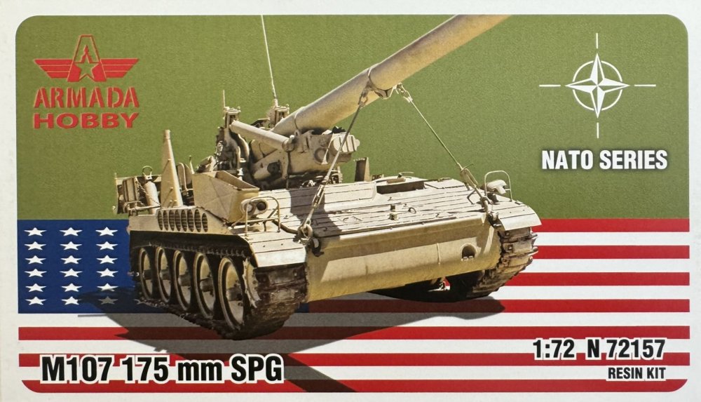 1/72 M107 175mm SPG (resin kit)