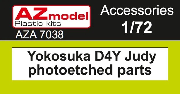 1/72 Yokosuka D4Y Judy - upgrade PE set