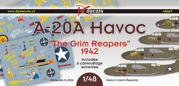 1/48 A-20A Havoc 'The Grim Reapers' (6x camo)