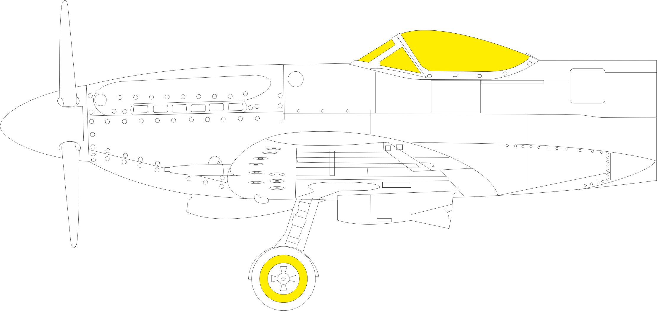 Mask 1/48 Seafire F.XVII (AIRF)
