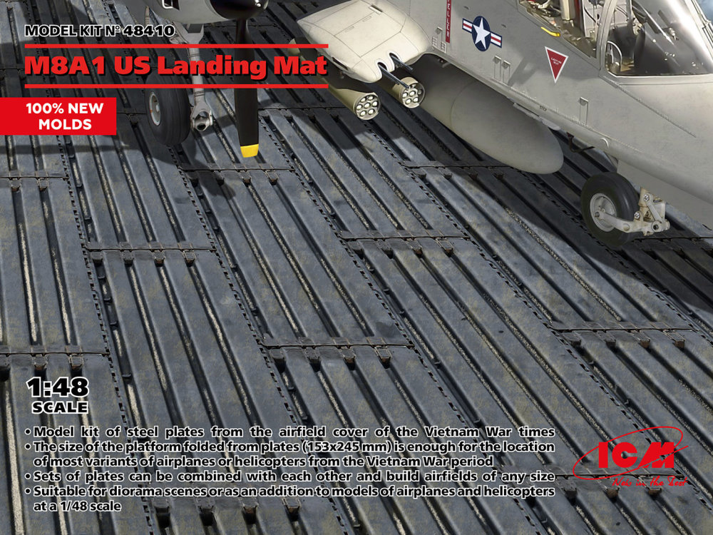 1/48 M8A1 US Landing Mat (153x245 mm)