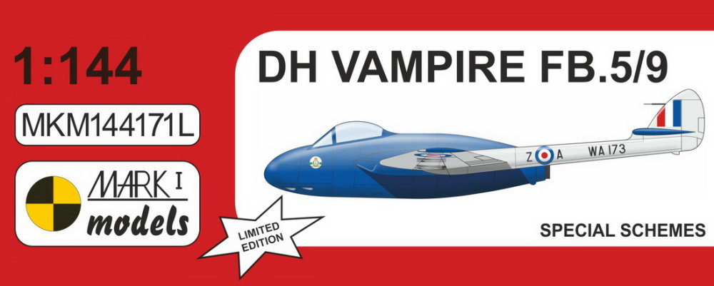 1/144 DH Vampire FB.5/9, Special Schemes