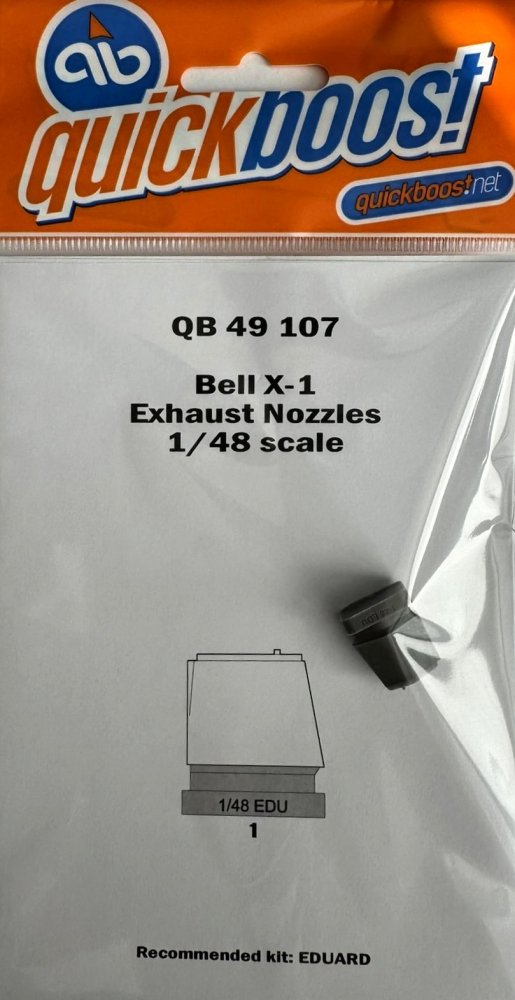 1/48 Bell X-1 exhaust nozzles (AFV)