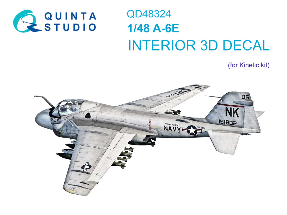 1/48 A-6E 3D-Print.&col.Interior (KIN)