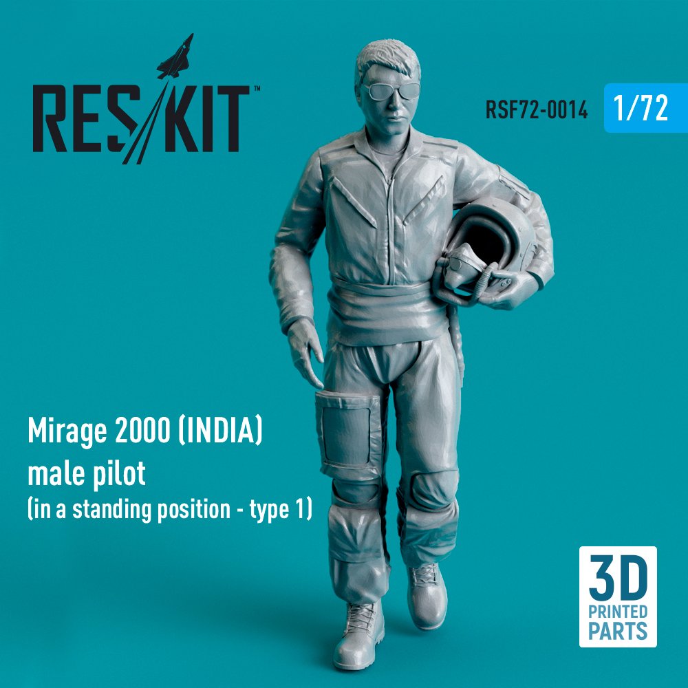1/72 Mirage 2000 INDIA male pilot - standing 1