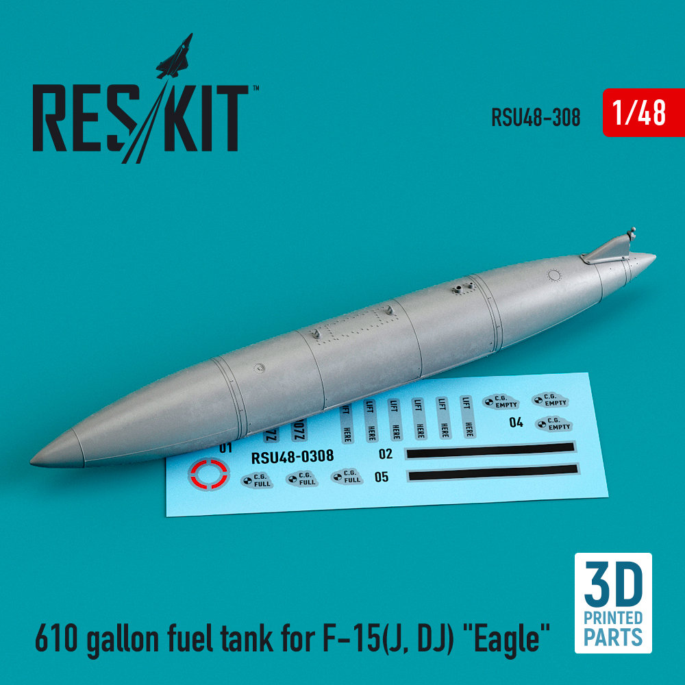 1/48 610 gallon fuel tank for F-15(J, DJ) 'Eagle' 