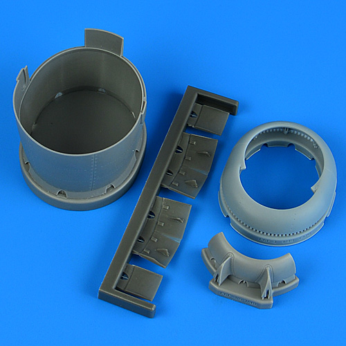 1/48 F6F-3 Hellcat cowling late opened flaps (EDU)