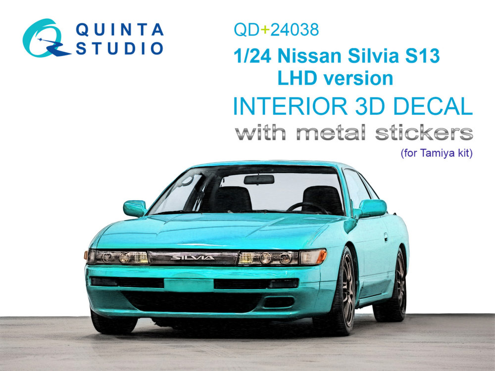 1/24 Nissan S13 LHD 3D-Print&col. Inter. (TAM)
