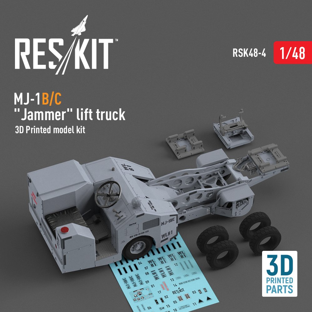 1/48 MJ-1B/C 'Jammer' lift truck (3D Print. model)