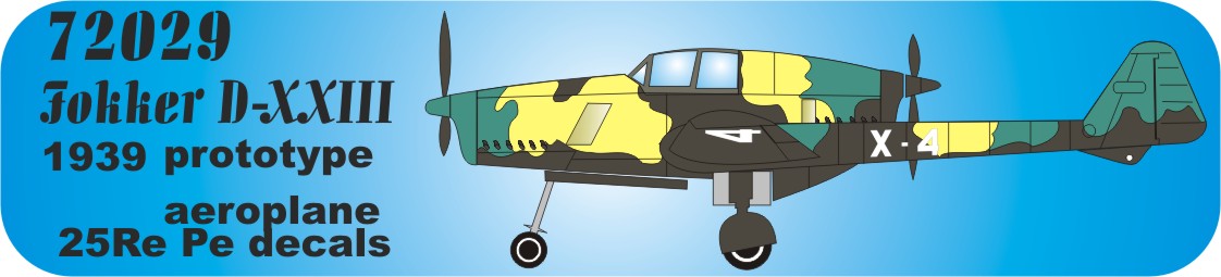 1/72 Fokker D-XXIII