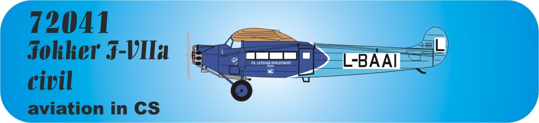 1/72 Fokker F VIIa (civil version)