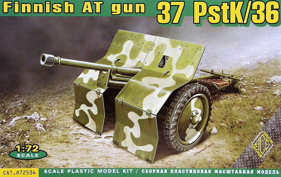 1/72 PstK/36 Finnish 37mm anti-tank gun
