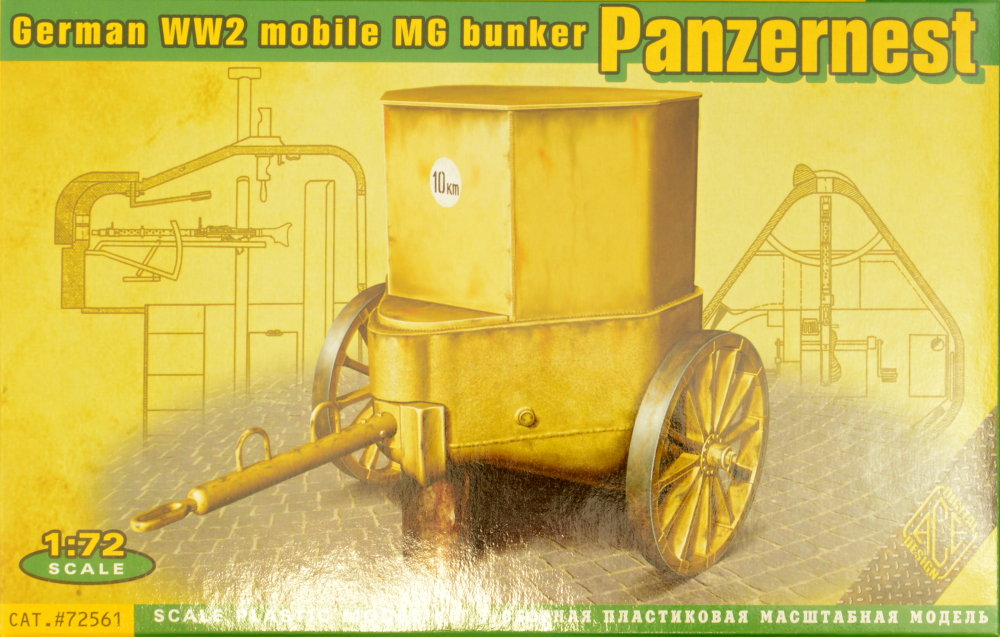 1/72 Panzernest German WWII mobile MG bunker