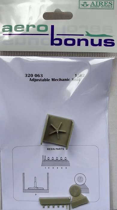 1/32 Adjustable mechanic seat