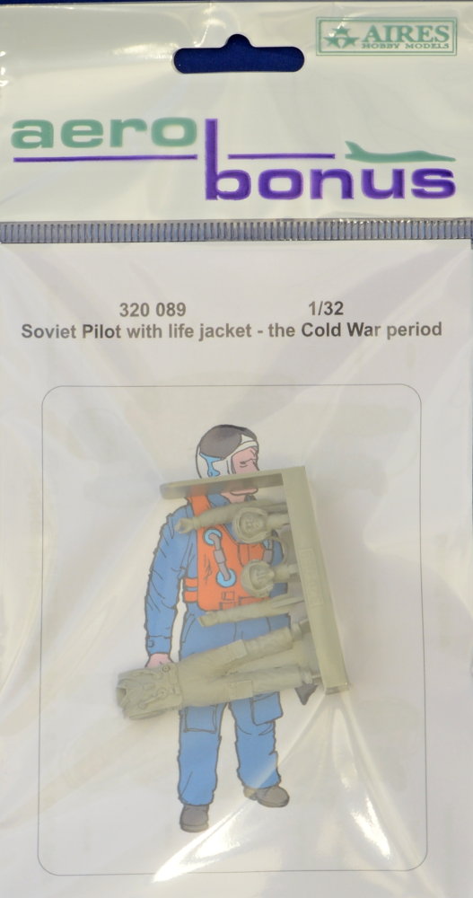 1/32 Soviet Pilot w/ life jacket (the Cold War)