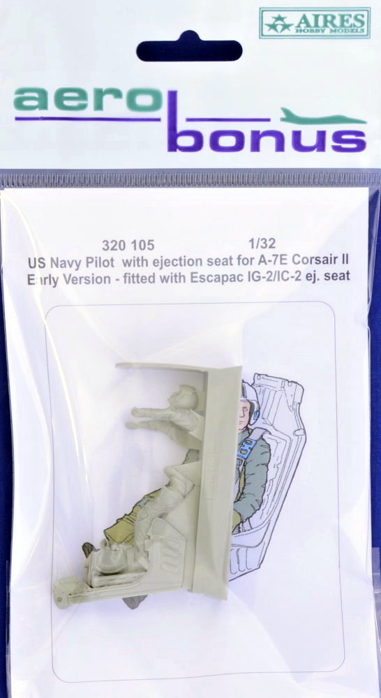 1/32 US Navy Pilot w/ eject.seat for A-7E early