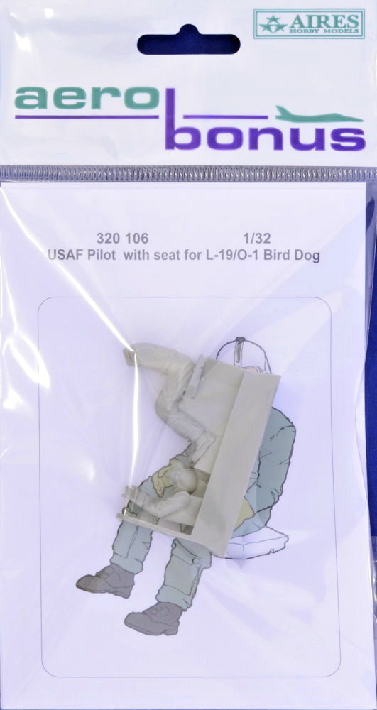 1/32 USAF Pilot w/ seat for L-19/O-1 Bird Dog