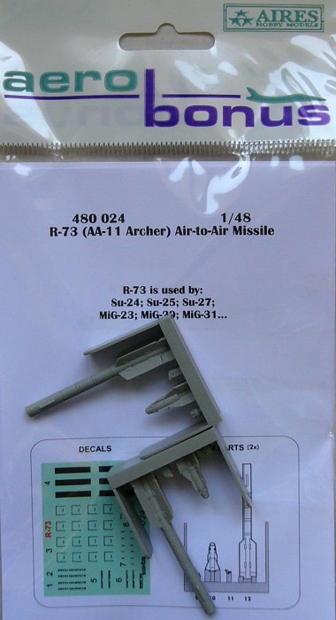 1/48 R-73 (AA-11 archer) air-to-air missile