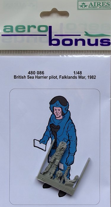 1/48 British Sea Harrier pilot-Falklands War,1982
