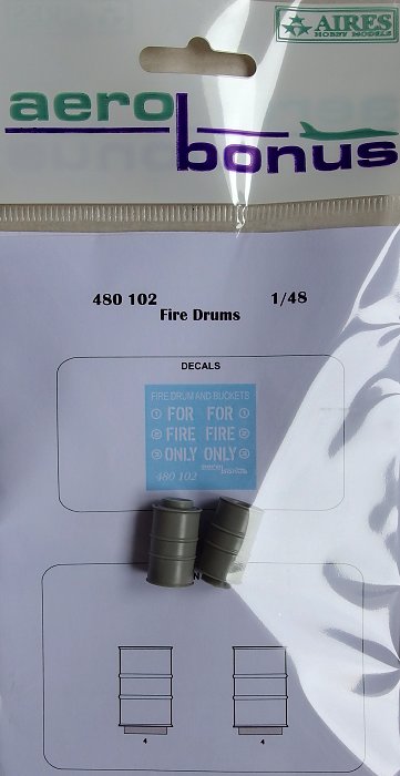 1/48 Fire drums