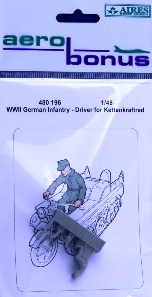 1/48 German Infantry WWII - Driver for Kettenkraf.
