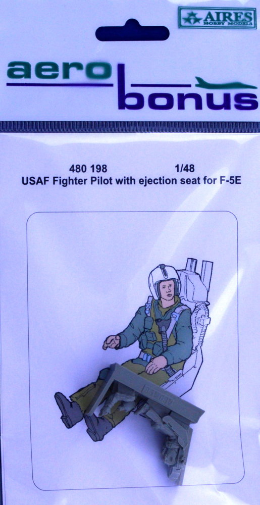 1/48 USAF Fighter Pilot for F-5E w/ eject.seat