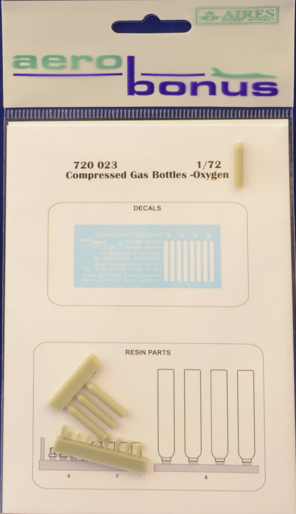 1/72 Compressed gas bottles - oxygen