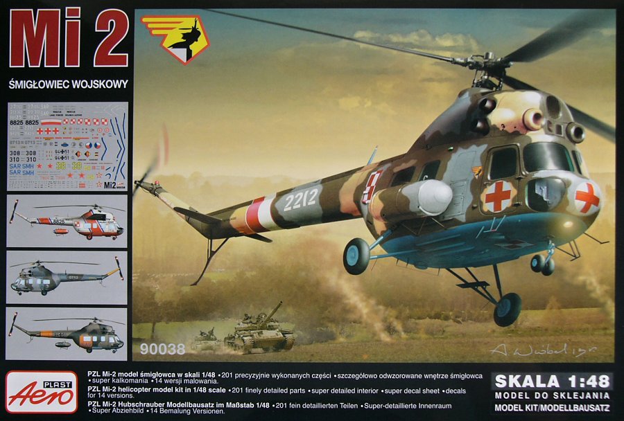 1/48 Mi-2 Multi-role helicopter (14x camo)
