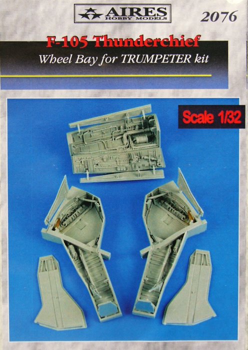 1/32 F-105 Thunderchief wheel bay  (TRUMP)