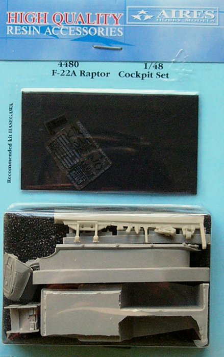 1/48 F/A-22 Raptor cockpit set  (HAS)
