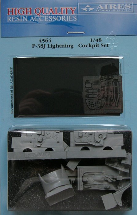 1/48 P-38J Lightning cockpit set (ACAD)