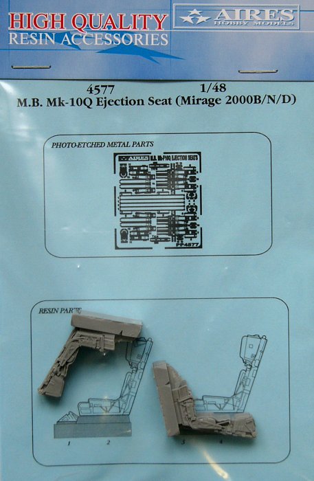 1/48 M.B. Mk-10Q ejection seat (Mirage 2000B/N/D)