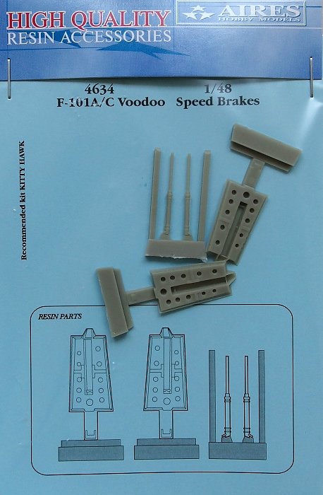 1/48 F-101A/C Voodoo speed brakes (KITTYH)