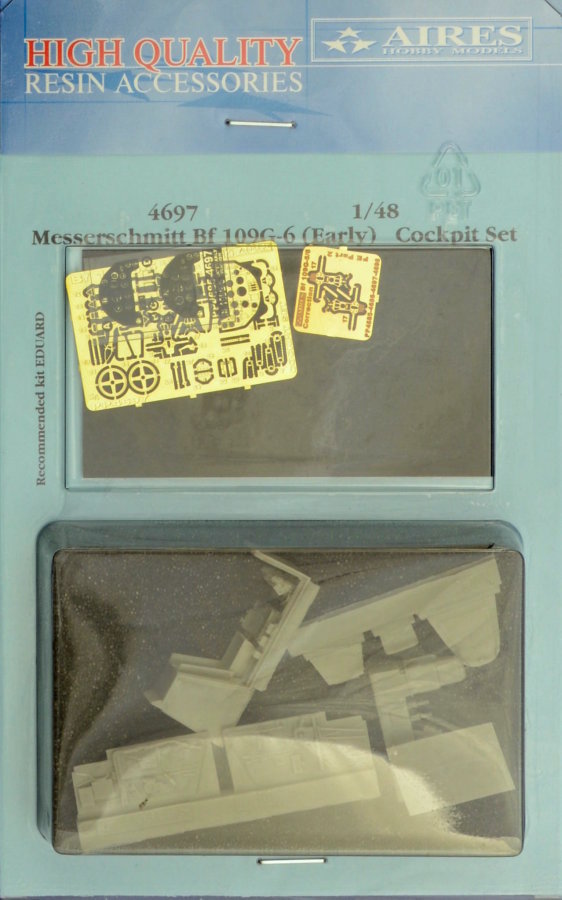 1/48 Bf 109G-6 early cockpit set (EDU)