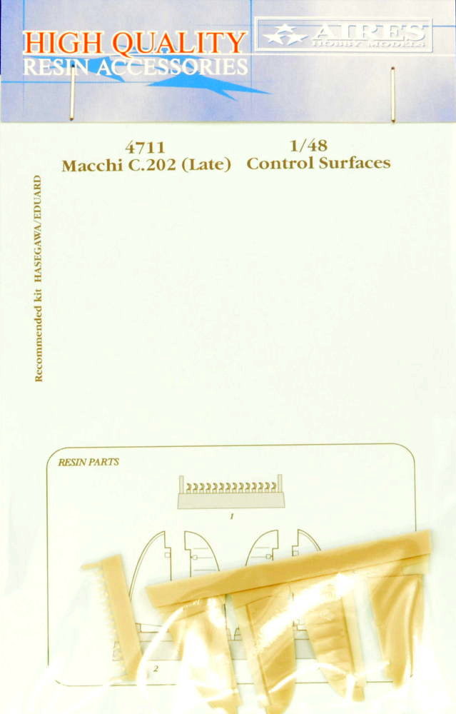 1/48 Macchi C.202 (late) control surfaces (HAS)