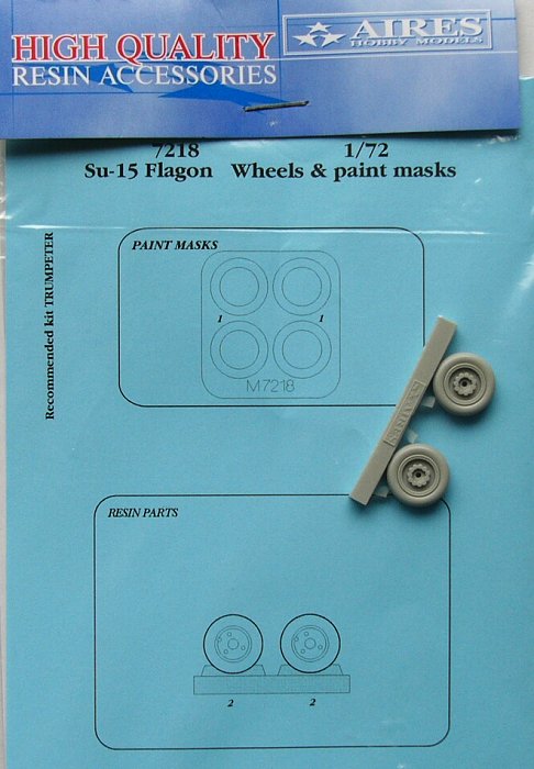 1/72 Su-15 Flagon wheels & paint masks (TRUMP)