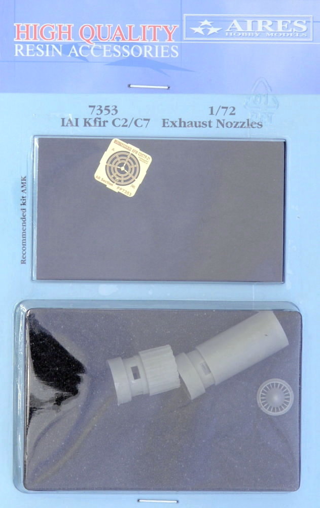1/72 IAI Kfir C2/C7 exhaust nozzles (AMK)