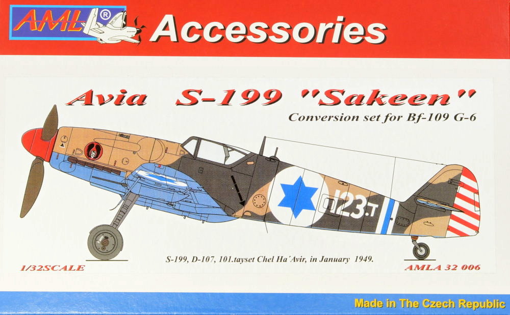1/32 Avia S-199 'Sakeen' Conv.set - 5x camo (REV)