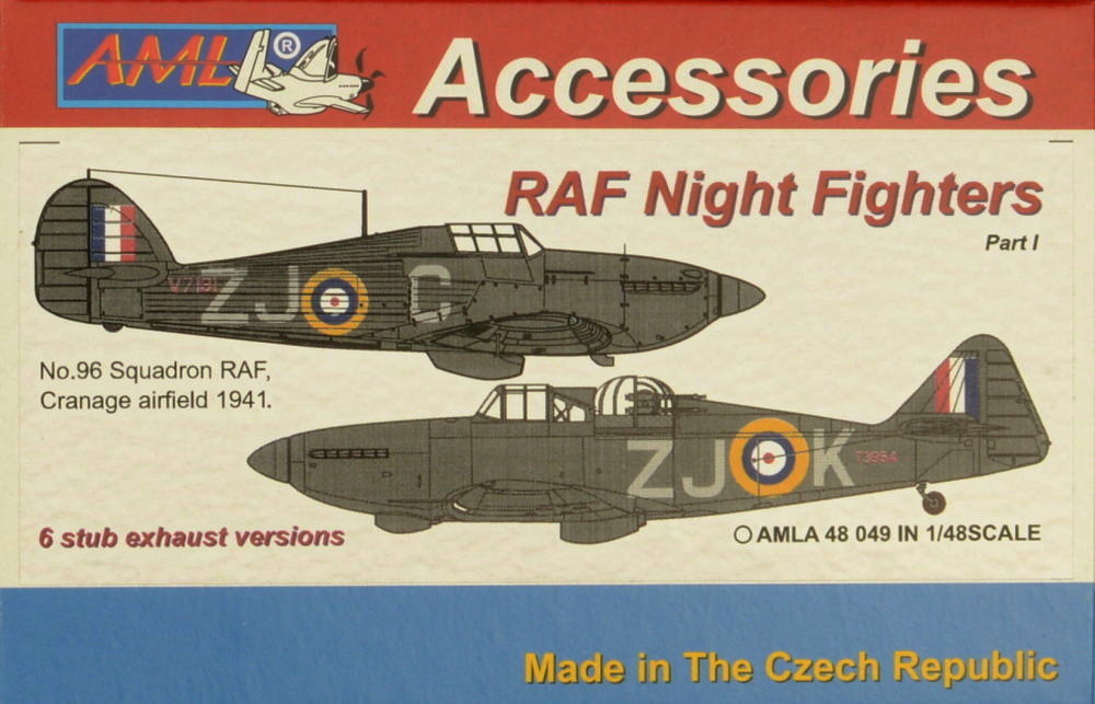 1/48 RAF Night Fighters - 6 stub exh.versions Pt.1