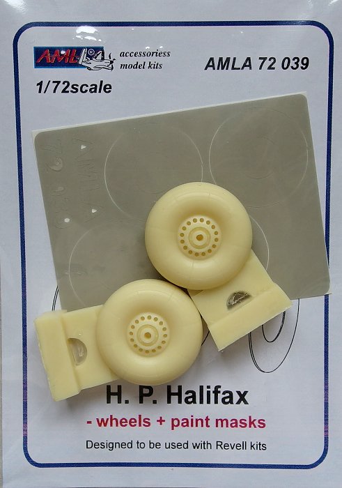 1/72 HP Halifax - wheels&paint mask (REV)