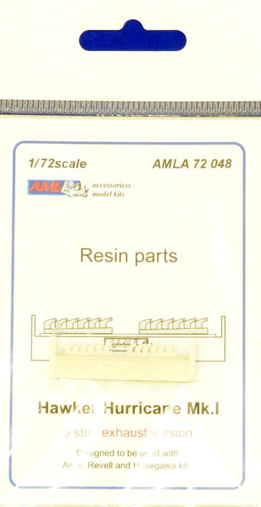 1/72 H.Hurricane Mk.I - 6 stub exhaust (REV/HAS)