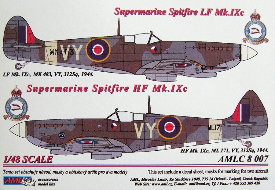 1/48 Masks S.Spitfire Mk.IXC (VY)